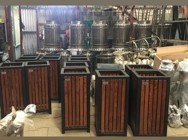 Tullantı qabları: Metal EN MMC olaraq istədiyiniz forma və ölçüde demir işlerinin — 27