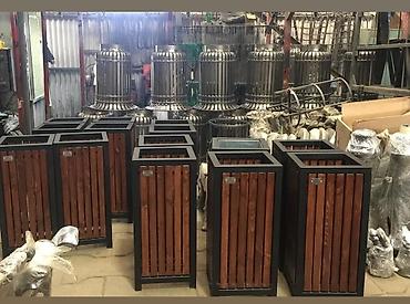 Tullantı qabları: Metal EN MMC olaraq istədiyiniz forma və ölçüde demir işlerinin — 8
