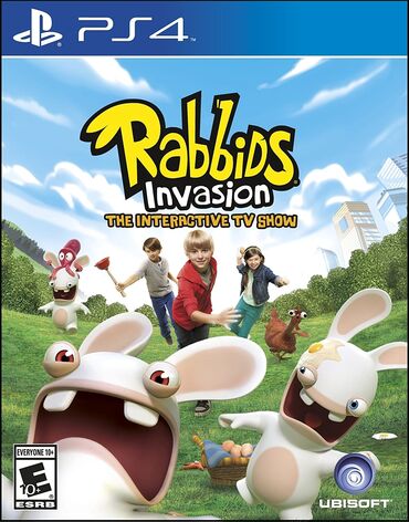 playstation 3 oyunlari: Ps4 üçün rabbids invasion oyun diski. Tam yeni, original bağlamada