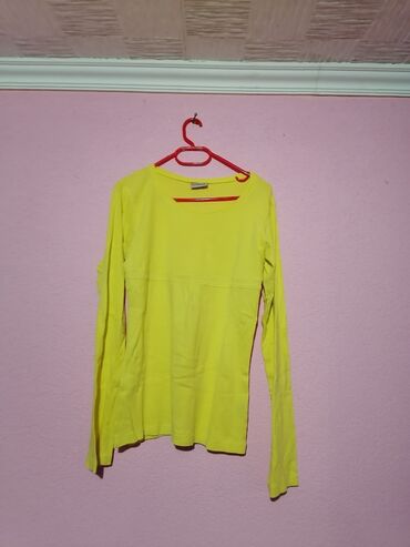 pamucna majica braon bojemduzina cmduzina rukava cmra: One size, bоја - Žuta