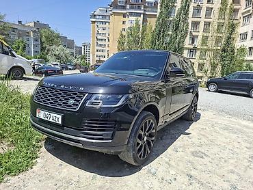 редж ровер: Range Rover Vogue, черный металлик, полный привод. Кузов и экстерьер — 2