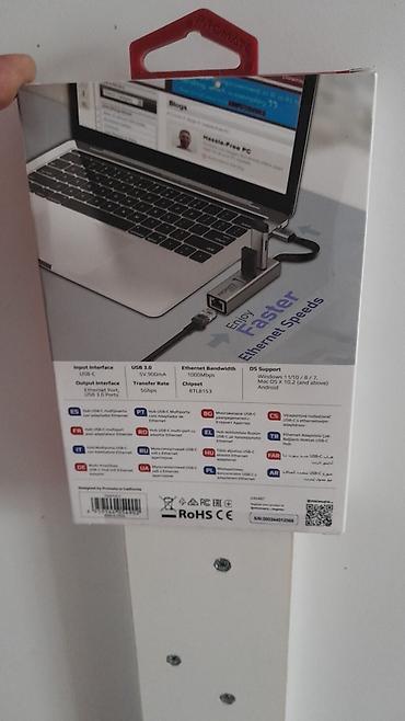 mac fen: Promate GigaHub‑C – Ethernet adapterli çoxportlu USB‑C HUB — 2