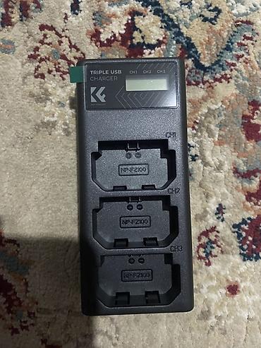 Зарядное устройство K&F Concept Triple USB + аккумуляторы NP-FZ100