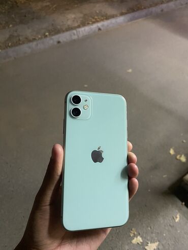 Apple iPhone: IPhone 11, Б/у, 128 ГБ, Зеленый, 77 %