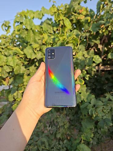 samsunq 12: Samsung Galaxy A51, 64 GB, rəng - Göy, Barmaq izi, İki sim kartlı, Face ID — 3