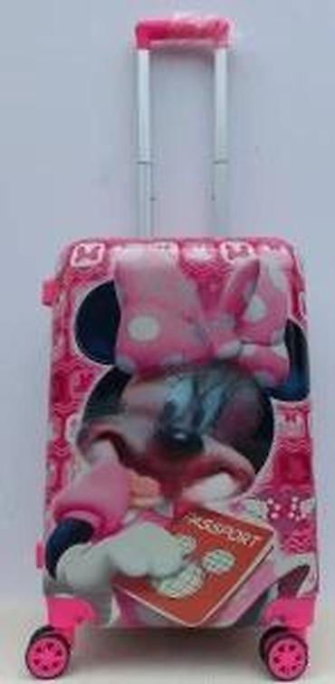 Rančevi, torbe i koferi: Dečiji koferi set – Minnie Mouse motiv - Set od 2 kofera u ružičastoj — 25