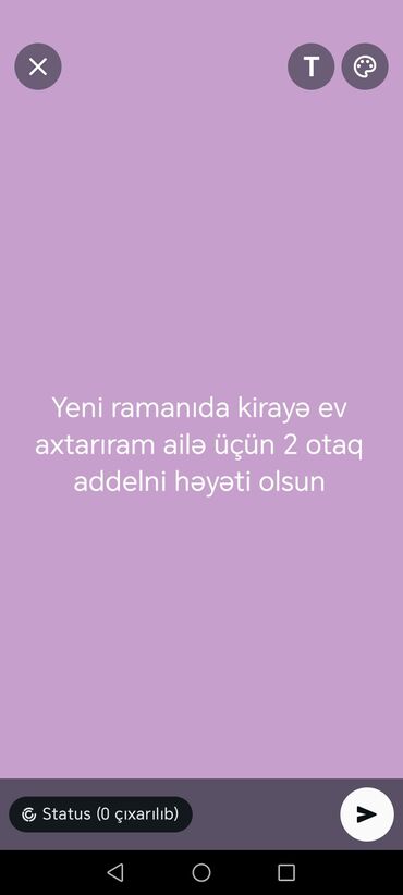 Günlük kirayə evlər: Kirayə həyət evi axdarıram ramana qəsəbəsində