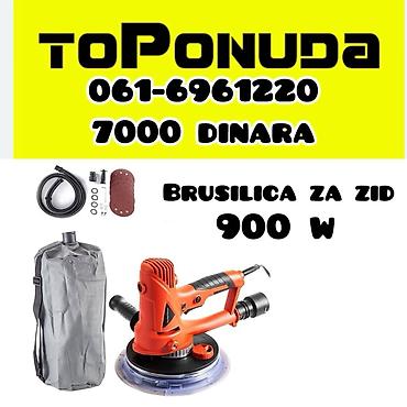 Tools & Equipment: Brusilica za zid – 900 W Opis: - Električna brusilica namenjena za — 1