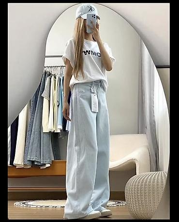 зарина: Джинсы, Трубы, Китай, Высокая талия, XL — 1