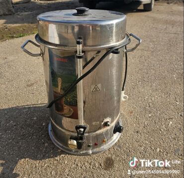 Samovarlar: İşlənmiş Elektrik Samovar, 10 l, Ünvandan götürmə