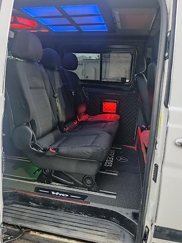 фургоны категории б: Mercedes-Benz Vito 111 CDI, ağ rəng, dizel miniven. Xüsusiyyətlər: - — 9