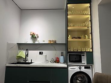 silver kitchen: Кухонный гарнитур, Новый, В рассрочку, цвет - Зеленый, Бесплатная доставка — 2