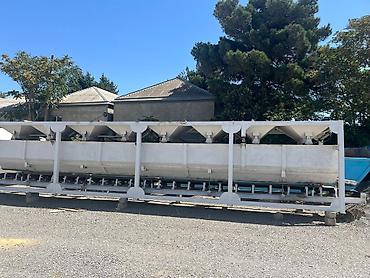 cənə rezini: Beton zavodu üçün inqrediyent dozalama və qidalandırma bunkeri - — 1