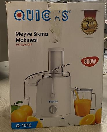 nar şiresi çeken: QUICKS Meyvə Sıxma Maşını – Model Q-1016 - Güc: 800W - Emniyyət — 1