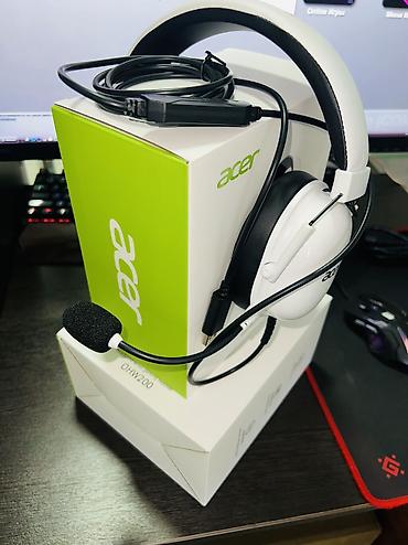 Проводные гарнитуры: Проводные полноразмерные наушники, Acer, Новый, цвет - Белый — 1