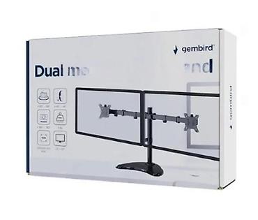 Druga oprema za računare i laptopove: Gembird stalak za dva monitora – desktop postolje - Tip: stojeći — 2