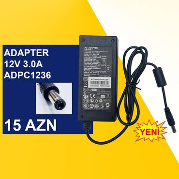 Digər kompüter aksesuarları: Adapterlər “5/5,5/12/14/19/48V 0,5/1/2/3/4/5A” ⭐5V 1.2A TPI TSA9-050 — 17