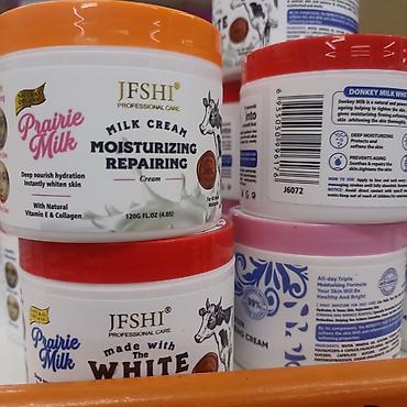 plava perika: JFShi Professional Care – Prairie Milk Moisturizing Repairing Cream - — 1