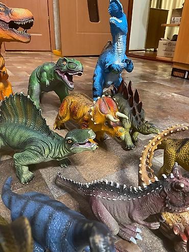 jurassic world: Динозавры каучук оригинал разные коллекции по размером новые не — 2
