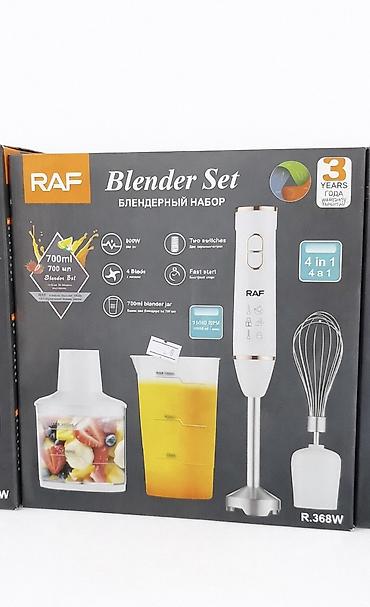 Blenderlər: №: 1797 Məhsulun adı: Blender RAF R.368 W Brend: RAF Kateqoriya — 2