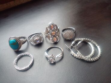 tek qaş üzüklər: Toy, Üzük, Swarovski, Gümüş, 925 Əyar