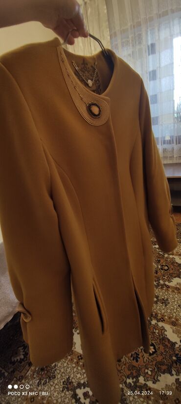 palto qadın: Palto 0101 Brand, XL (EU 42), rəng - Narıncı