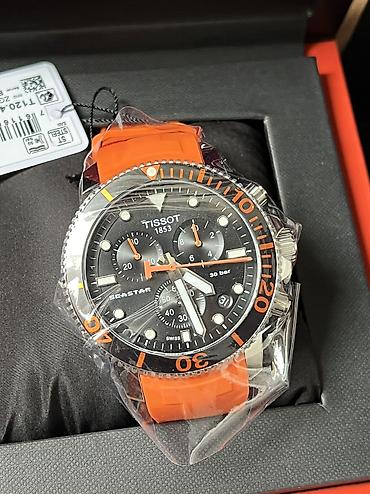 обмен на часы: Спортивные часы часы, Tissot, Таймер и секундомер, Водонепроницаемые, Мужские, Новый — 3