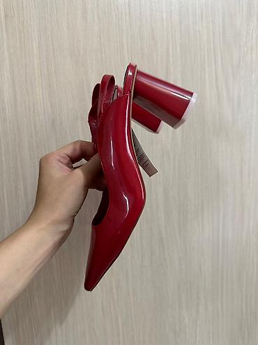 Туфли: Туфли, 38, Zara, Новый, цвет - Красный, Самовывоз — 7