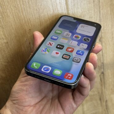 Apple iPhone: IPhone 13 Pro, Б/у, 256 ГБ, Pacific Blue, Защитное стекло, Чехол, 93 % — 12