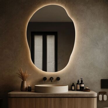 led isiqlar tavan ucun: Güzgü Divar üçün, Arxa işıqlı