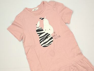 lekkie zwiewne sukienki: Sukienka, H&M, 10 lat, 134-140 cm, stan - Idealny