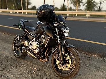 Мотоциклы: Naked Kawasaki, 650 куб. см, Бензин, Взрослый, Б/у — 1