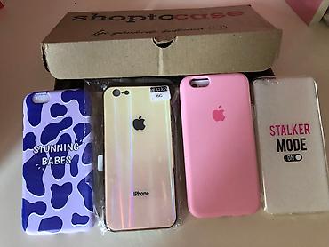 Kabrolar: IPhone 6/6s.Kənardakılar 4 azn,ortadakılar 3 azndir.Hər biri — 1