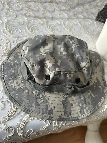 Панама тактическая (boonie hat) в пиксельном камуфляже ACU/UCP