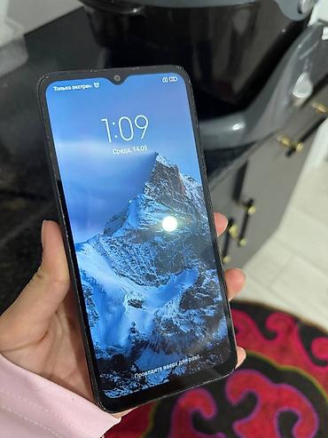 redmi a9: Redmi, Redmi 10A, Б/у, 64 ГБ, цвет - Черный, 2 SIM — 1