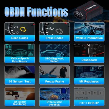 Alati za automobile: Novo -KONNWEI MAXOBD Bluetooth OBDII za IOS Android MAXOBD Bluetooth — 3