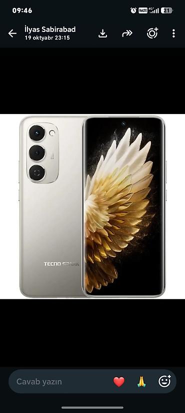 tecno camon20pro: Tecno rəng - Gümüşü, Simsiz şarj — 2
