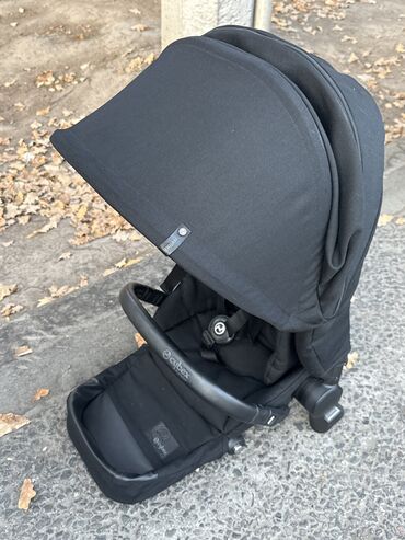 cybex автолюлька: Коляска, цвет - Черный, Б/у