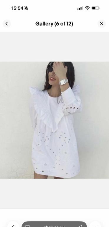 Haljine: Zara letnja haljina, engleski vez, M veličine. Dužina haljine mereno — 5