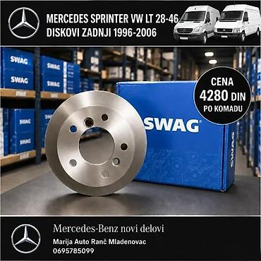 gume za motore 17: MERCEDES SPRINTER VW LT 28-46 DISKOVI 6 | Diskovi mercedes sprinter — 4