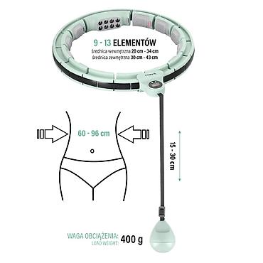 Halqalar: Smart hula hoop - 9–13 moduldan ibarət quruluş: bel ölçüsünə uyğun — 3