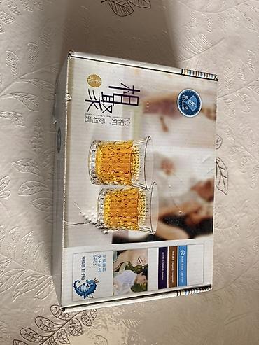 mucru qablari: Stəkanlar, rəng - Ağ, Şüşə, 6 ədədli dəst, 300 ml — 5