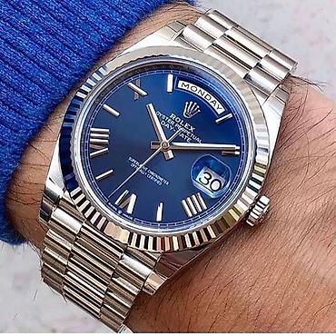 Qol saatları: Rolex Day-Date(prezident) Full Lume Premium:Avtomatik Yapon — 9
