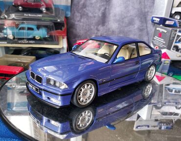 bmw kupe: Коллекционная модель bmw m3 e36 coupe estoril blue 1992 solido art 