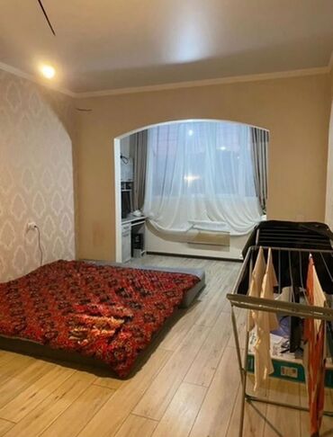 квартира сатылат ош шаары: 1 бөлмө, 44 кв. м, Элитка, 1 кабат, Евроремонт