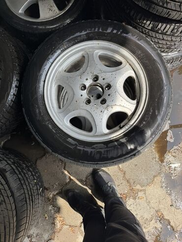 алюминиевые диски: Дөңгөлөктөр монтажда 235 / 60 / R 16, Жай, Колдонулган, 1 даана, Жеңил унаалар, Куйма, тешиктери - 5