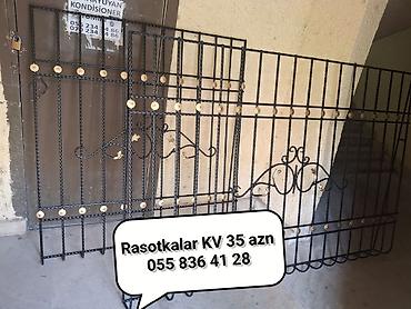 qapi pencereler: Dəmir pəncərə və qapı barmaqlıqları – dekorativ və təhlükəsizlik üçün — 1