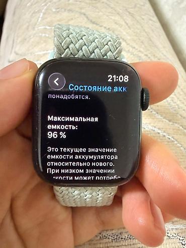Техника и электроника: Продаю Apple Watch Series 7 (GPS), 41 мм, в отличном состоянии. 🔋 — 3
