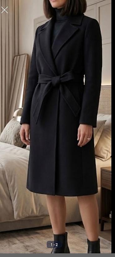 hind geyimi: Palto, Zara, 2XL, XL, rəng - Qara — 1