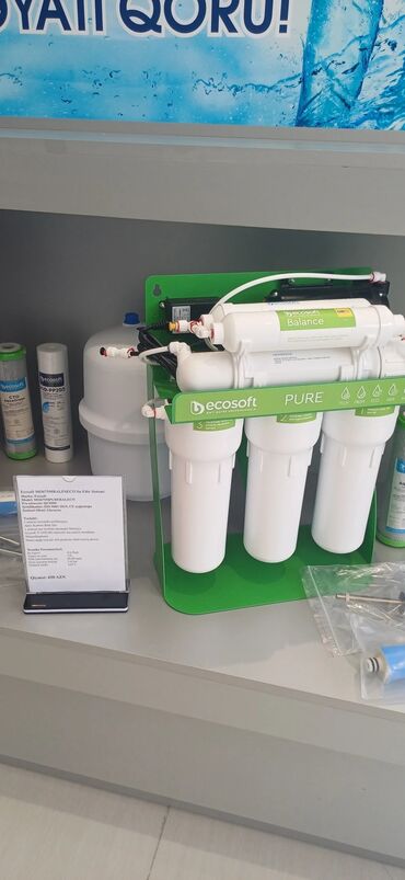 Su filtrləri: Məhsul: Ecosoft markalı məişət su təmizləmə sistemləri (reverse osmos) — 17